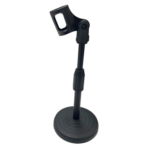 Universal Adjustable Foldable Microphone Desk Clip Stand Mic Holder Round Base - Picture 18 of 20