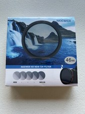 NEEWER 46mm Variable ND Filter ND8-ND128 Camera Ultra-Slim HD Lens Filter