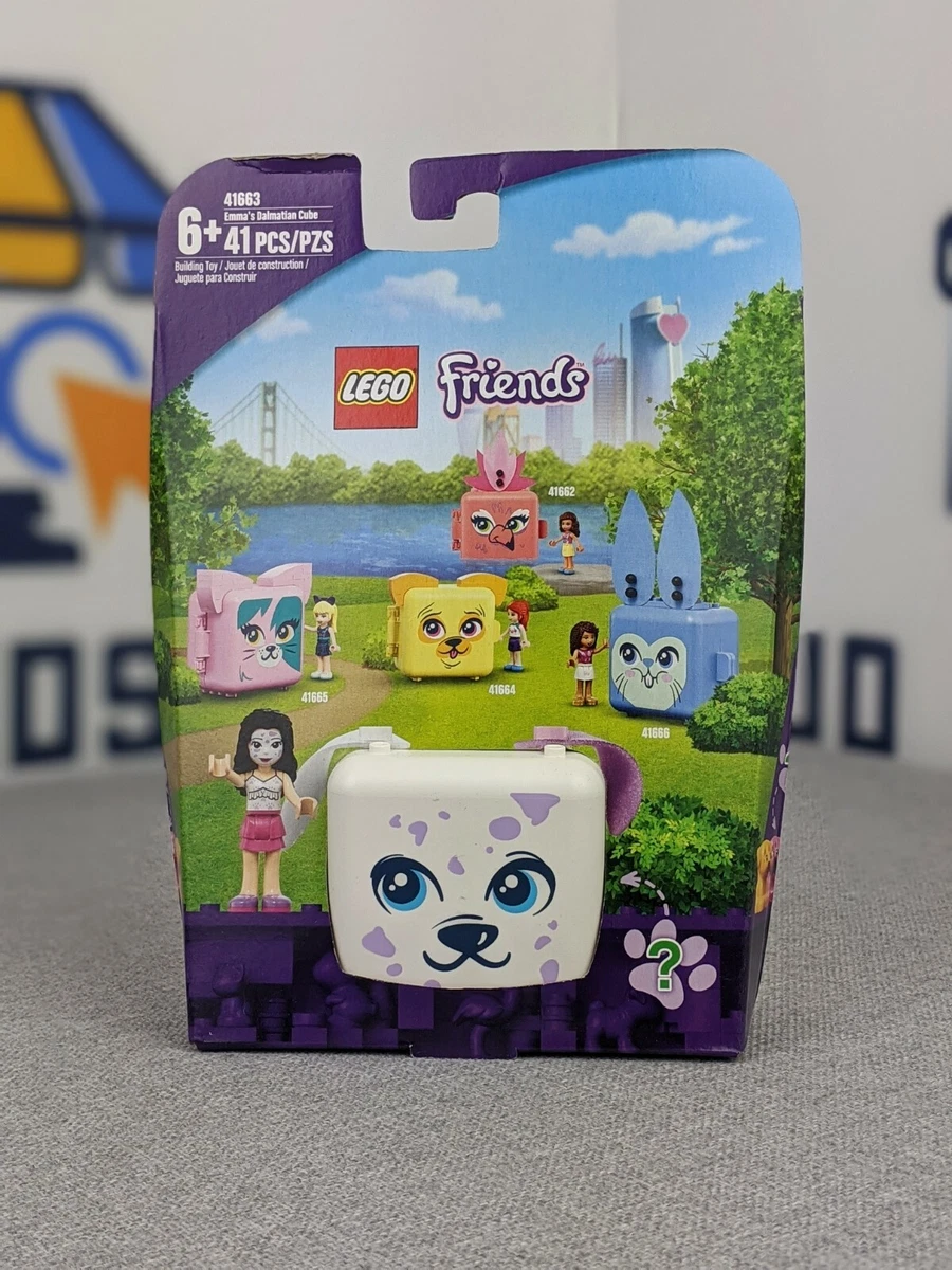 New LEGO 41663 Friends Emma s Dalmatian Cube 41 Pieces
