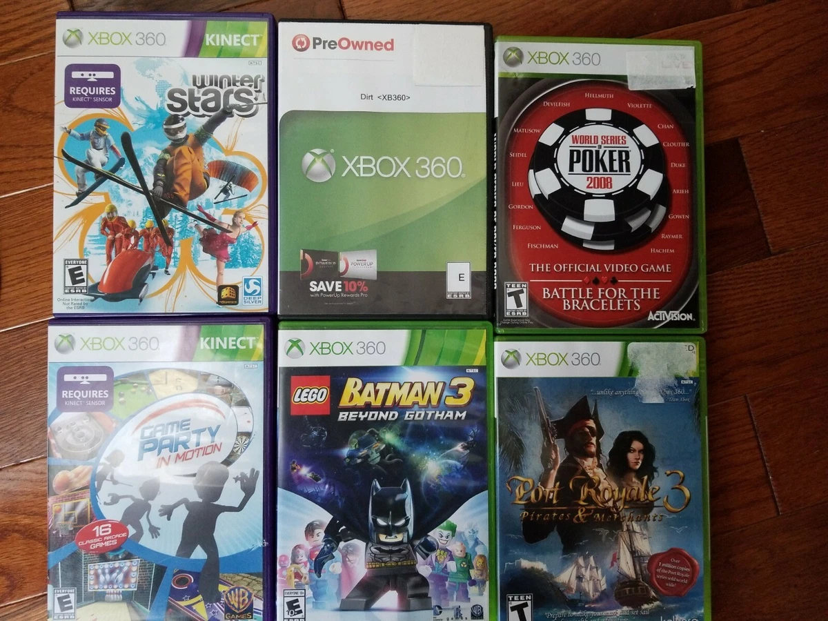 Lot of 6 Xbox 360 Games
