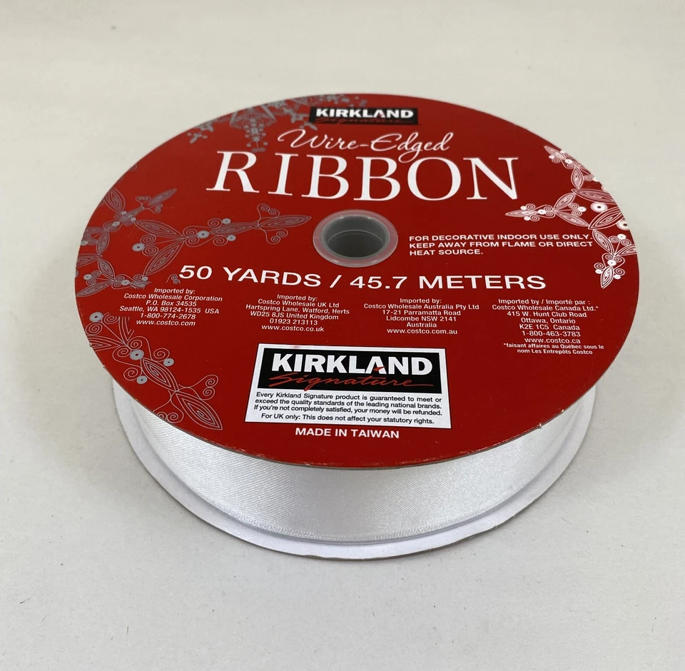 (5) KIRKLAND WIRE EDGED RIBBON POLK-A-DOT, BALLOONS, SOLIDS 50 YDS x1.5" PER - Image 4 of 4