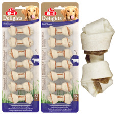 8in1 Beef Bones XS Kausnack Kauknochen mit Rind im Inneren 14 St&uuml;ck kleine Hunde