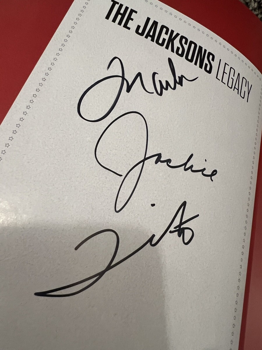 Jackson 5 Signed Book The Jacksons Legacy 50th Anniversary Book
