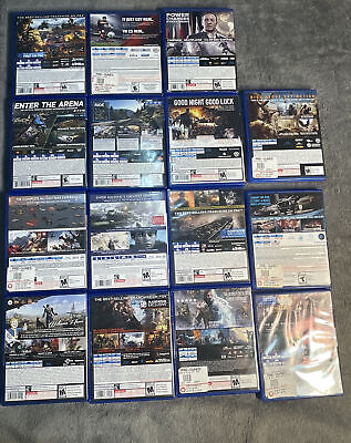 15 Assorted Lot Original PlayStation 4 PS4 Video Game Games