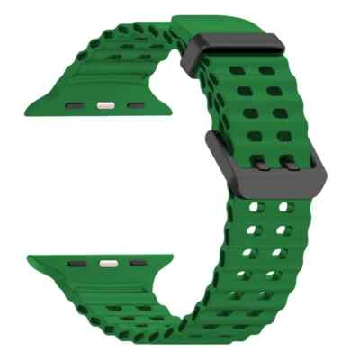 Silikon Sport Loop Armband für Apple Watch Series 10 9 8 7 6 5 4 3 2 SE + Ultra