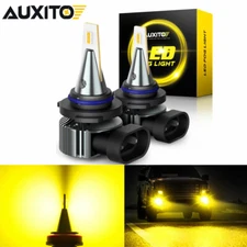 9006 LED Bulbs 3000K Golden Yellow Super Bright Fog Lights DRL Light High Power