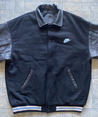 Nike Supreme Court Classic Hoops Wool Leather Varsity Jacket Nike Supreme Court Classic Hoops Wool Leather Varsity Jacket