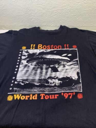 Vintage Boston Rock Band 1997 World Tour Concert T
