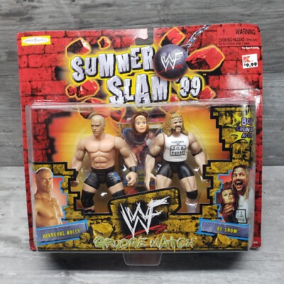  Summerslam 99 Grudge Match Hardcore Holly and Al Snow 6'' Action Figures NIP