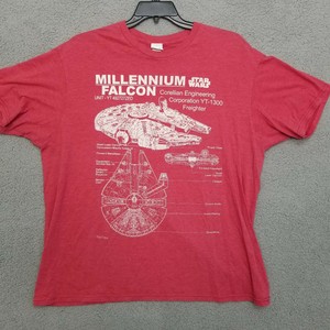 star wars millennium falcon t shirt