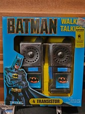 UPC 036881000112 product image for Batman Walkie Talkies 2 Pack 4 Transistor Vintage 1989 ERTL  New In Box | upcitemdb.com