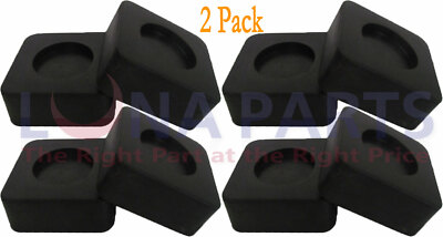 Anti-Vibration Pads For Washing Machine & Dryer – Shock Absorbing, Clear Rubber, GE Compatible 14 thumbnail image