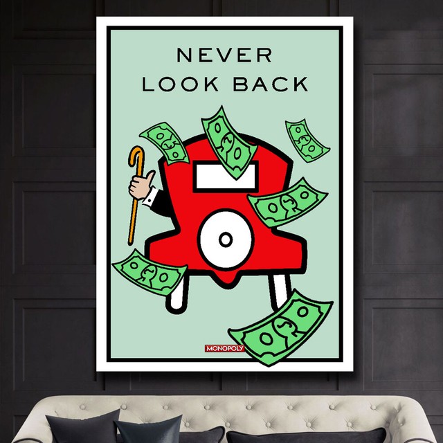 Monopoly Motivation Success Work Home Wall Art Decor POSTER / CANVAS