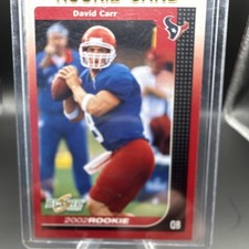 SCORE 2002 Rookie David Carr #251 Houston Texans Football Card Base Set