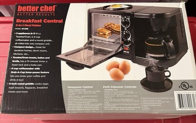 BETTER CHEF BETTER RESULTS BREAKFAST CENTRAL 3 in 1 MEAL MAKER
