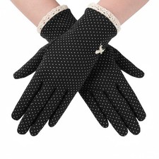 UV Gloves Sun Protection Women,Driving Gloves,Summer Black Glove for Driving ...