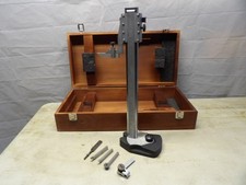 STARRETT 254-12" Master Vernier Height Gage W/Wooden Case Slightly Used