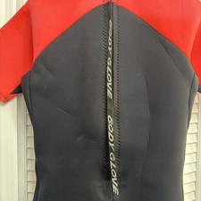 Body Glove Black/red Orange Wet Suit, Mens M/L 21 Mm Density