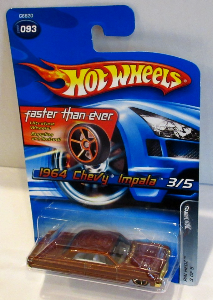 HOT WHEELS FASTER THAN EVER ~ 1964 CHEVY IMPALA LOWRIDER ~ Mint