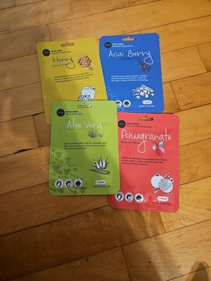 Set Of 4 Facial Masks