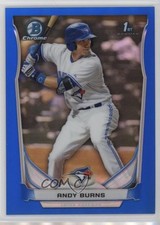 2014 Bowman Chrome Prospects Blue Refractor 61/250 Andy Burns #BCP22 0a2