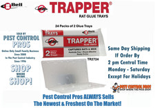 48 Trapper Rat Glue Board Trap Trays Catch Rats Mouse Mice Insects Spider Lizard