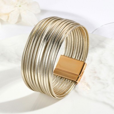 Damen Armband vielseitig mit Magnetverschluss Zinklegierung