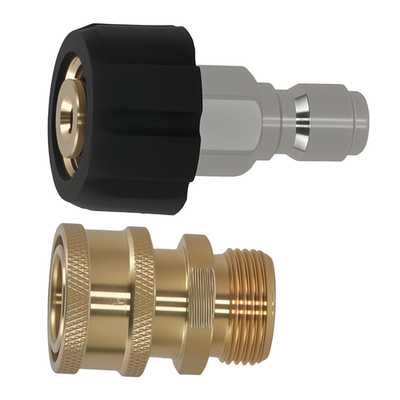 #ad #ad High Pressure Washer Brass Adapter M22 15mm to 3 8quot; Quick Connect 2 Pack $17.01