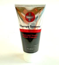 Therapy Systems Pure & Simple Facial Cleanser 3 oz – Travel Size, New