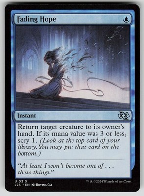Fading Hope Uncommon Foundations Jumpstart 310 Magic: The Gathering NM
