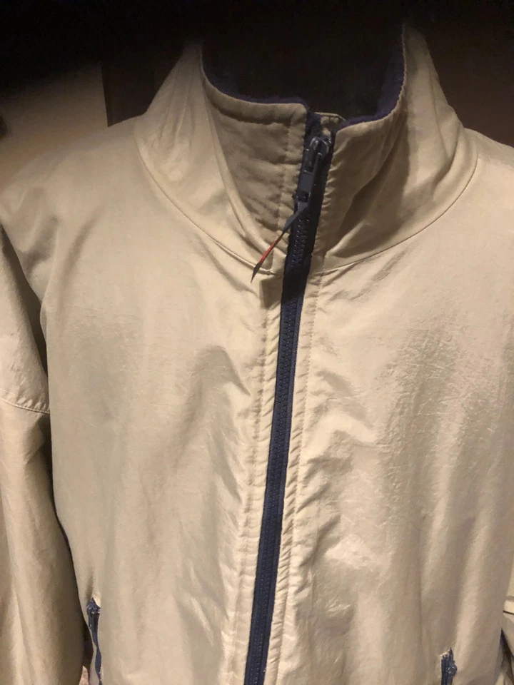 Catalina Chaqueta Bomber Beige/Tostado Nylon Abrigo Exterior Informal Forrado Para Hombre Talla L Foto 2 de 4