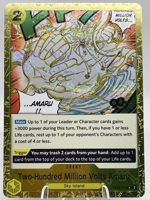 One Piece TCG | Two-Hundred Million Volts Amaru (Jolly Roger Foil) | OP05-115 |