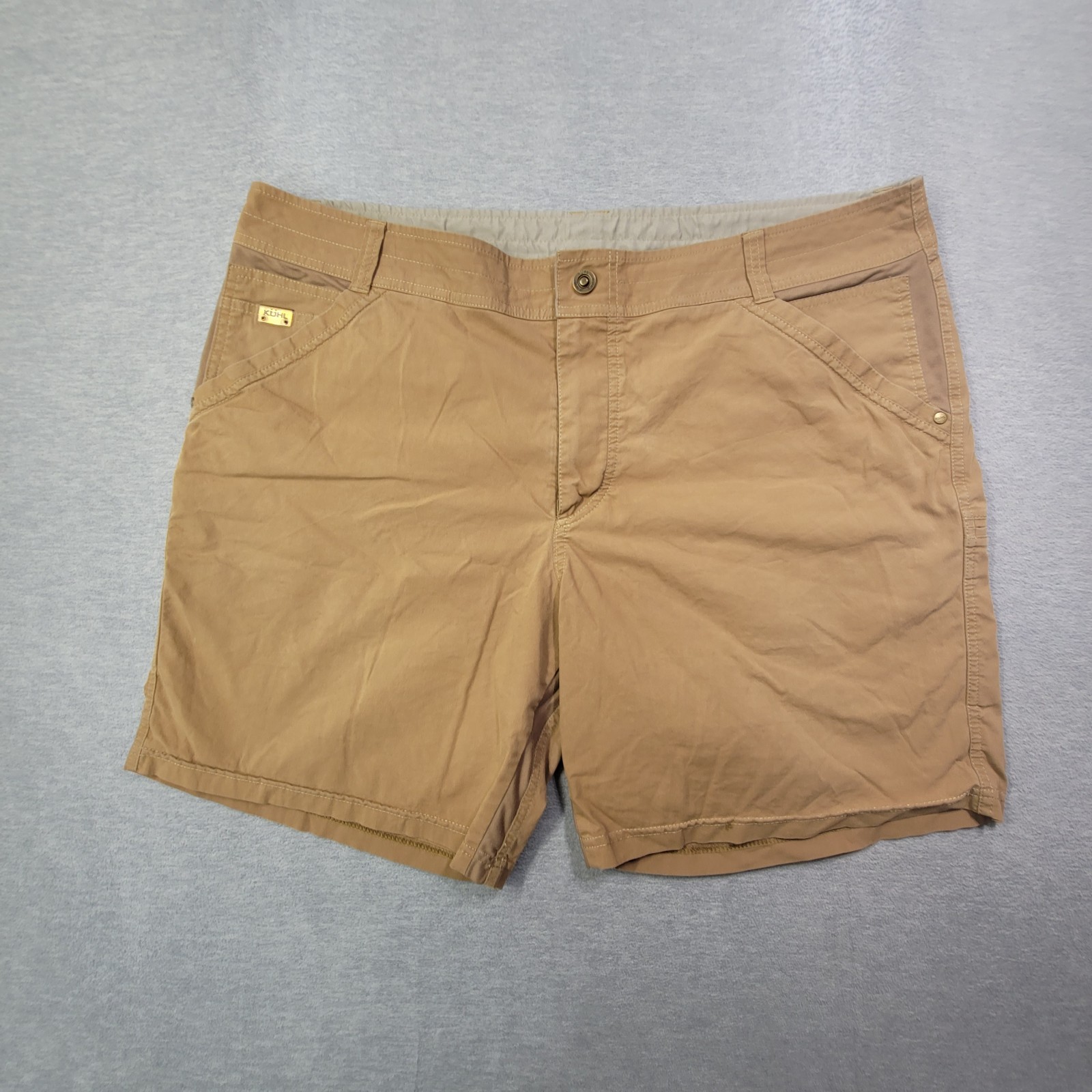 Kuhl Shorts Mens 40 Tan Radikl Stretch Hiking Casual Outdoors