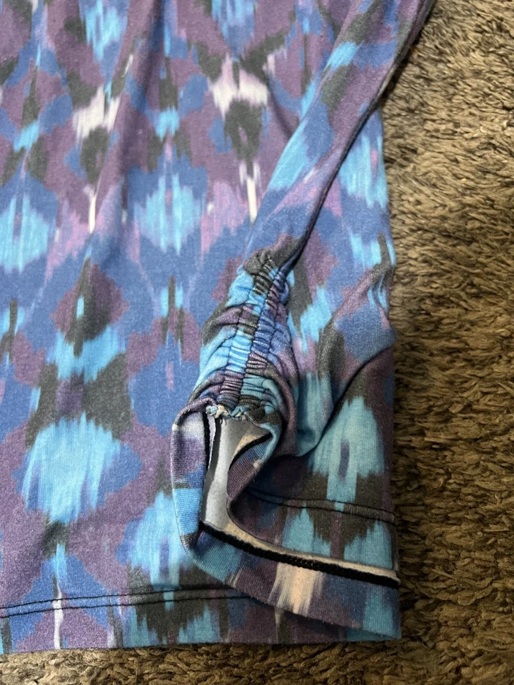 Camiseta sin mangas Prana geométrica multicolor espalda deportiva con sujetador incorporado yoga para mujer XL  Foto 4 de 4