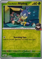 Team Rocket's Blipbug 015/182 Destined Rivals Reverse Holo