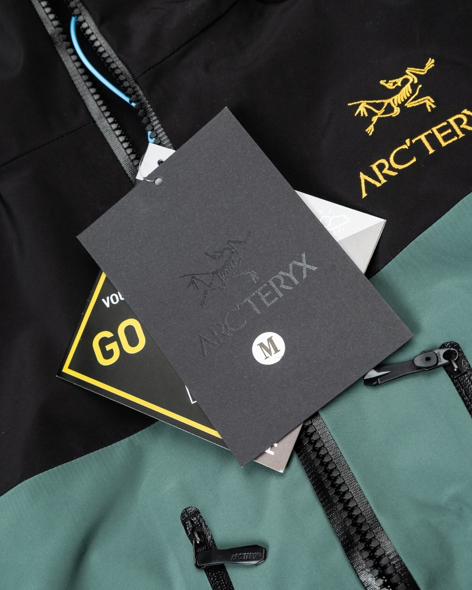 Arc'teryx SV7 technical shell jacket Black /Green | eBay