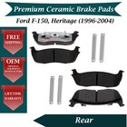New OE Rear Premium Ceramic Brake Pads Kit For 1996 2004 Ford F 150 9yr Warranty