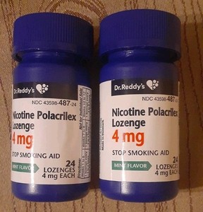 Nicotine Polacrilex Lozenges, 4 Mg, Mint Flavor, 48 Count Stop Smoking Aid