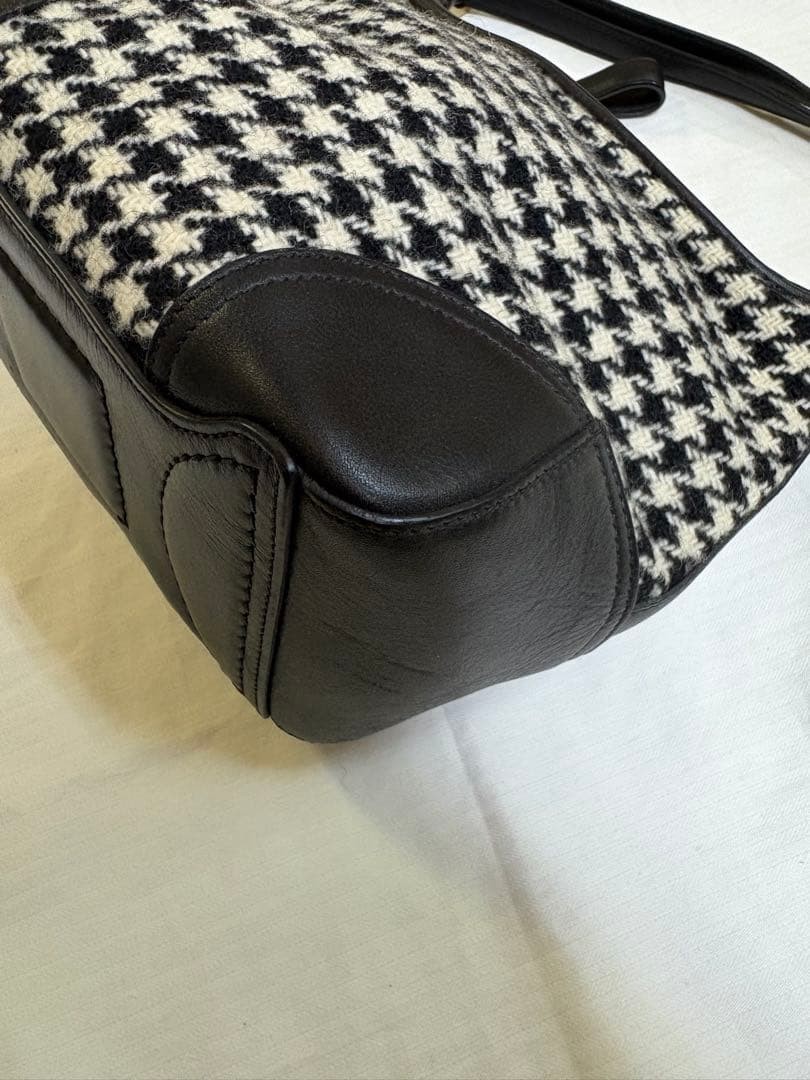 COACH Houndstooth Pattern Mini One Shoulder Bag 6… - image 12