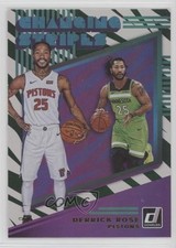 2019-20 Panini Donruss Changing Stripes Green Flood Derrick Rose #9 05v0