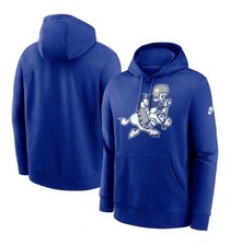 NWT Nike Dallas Cowboys Retro Throwback Hoodie Pullover Royal Blue Youth Large