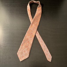 Wemlon Wembley Necktie Mens Gray Burgundy Floral Diamond Pattern Business Career