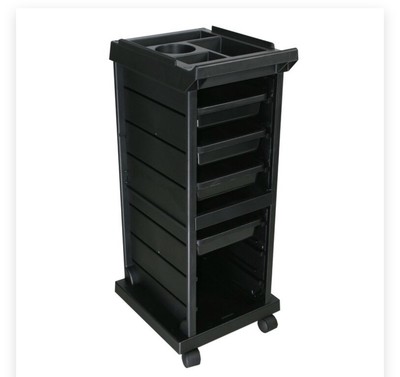 Modern Elements - KD Trolley Hair Salon Stylist Station - Black - New in Box!!