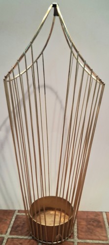 VTG MCM Umbrella Cane Stand Holder Mid Century Modern Mathieu Mategot Style  - Picture 1 of 17