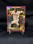 25 Bowman Chrome Konnor Griffin Fuchsia Refractor 115/199 #BCP-86 Pirates