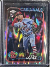 Lopez, Irving - 2024 Topps Chrome - Ray Wave Refractor