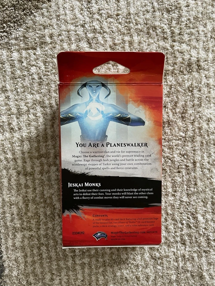 Magic the Gathering MTG Jeskai Monks Khans of Tarkir Intro Pack New Sealed - Image 3 of 3