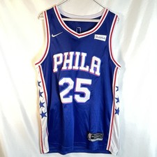 Nike StubHub Ben Simmons 25 NBA Philadelphia 76ers Jersey 44 Swingman