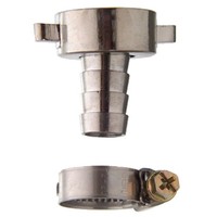 "Verschraubung Schlauch Chrom Flachdichtend 3/4\"IG ø14Mm ø12-20Mm 9Mm SanitäR Bad"