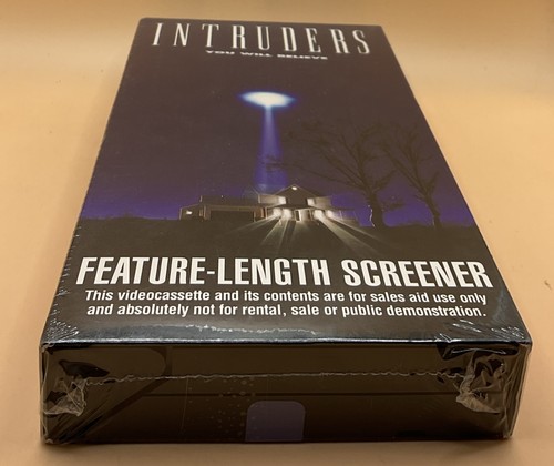 Intruders VHS 1992 **SEALED PROMO SCREENER** **Buy 2 Get 1 Free** - Picture 3 of 4
